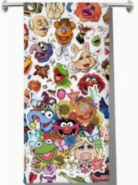 Muppets Character Kitchen Towel Miss Piggy Kermit Fozzie Animal